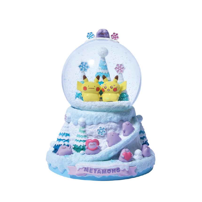 Korea Exclusive｜Pokémon Store Squishy Ditto's Day Snow Globe