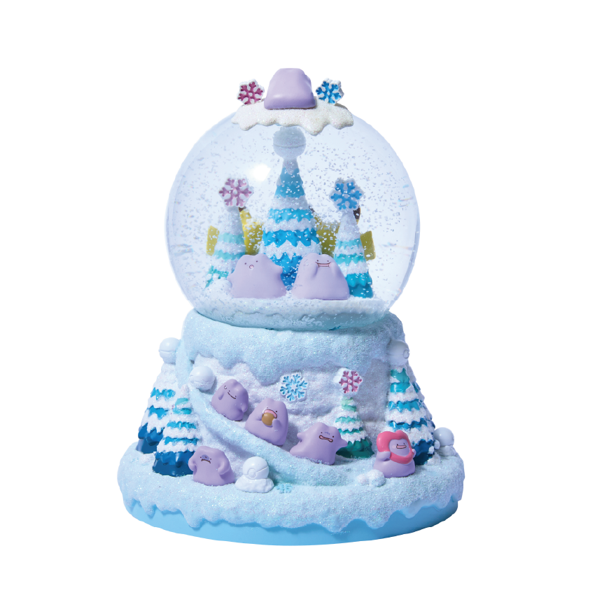 Korea Exclusive｜Pokémon Store Squishy Ditto's Day Snow Globe