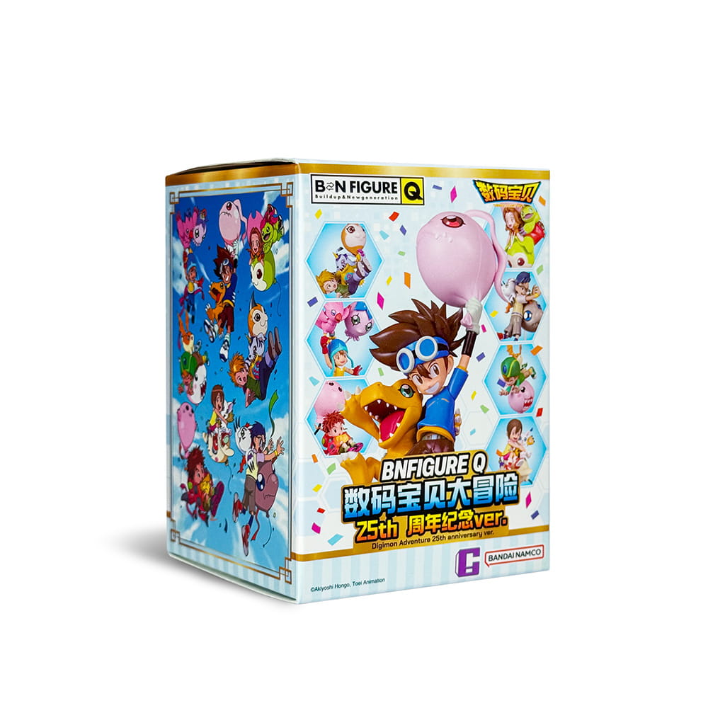 China Exclusive｜BNFIGURE Q Digimon Adventure 25th Anniversary Ver. Figure Blind Box