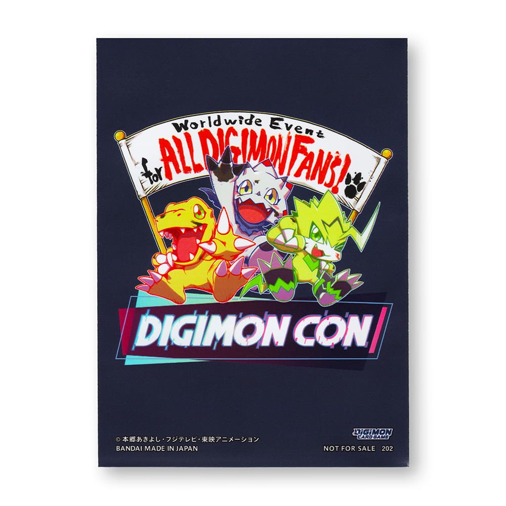Digimon Con Japan 2022 All Digimon Fans! Memorial Individual Card sleeve