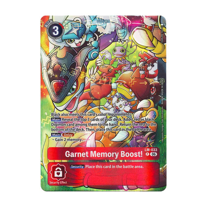 Garnet Memory Boost! (Alternative Art)