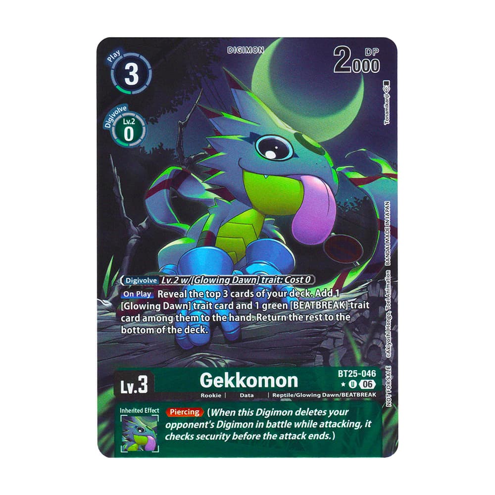 Dual Revolution BT25-046 Gekkomon Uncommon Alternative Art Box Topper