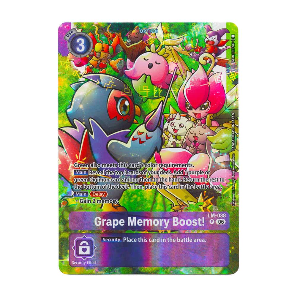 Starter Decks LM-038 Grape Memory Boost! Promo