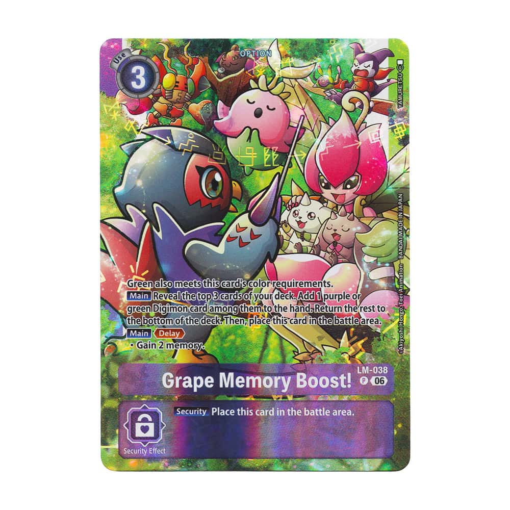 Starter Decks LM-038 Grape Memory Boost! Promo