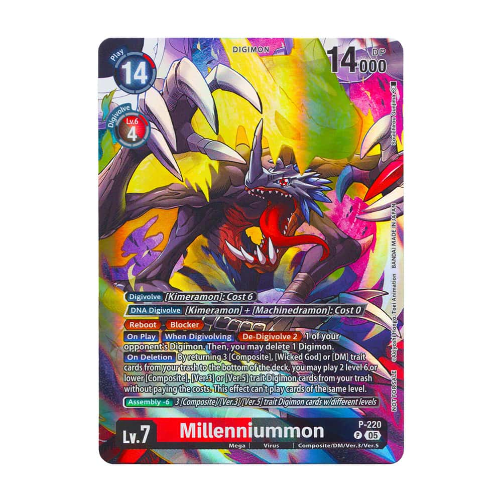 Time Stranger P-220 Millenniummon Promo Box Topper