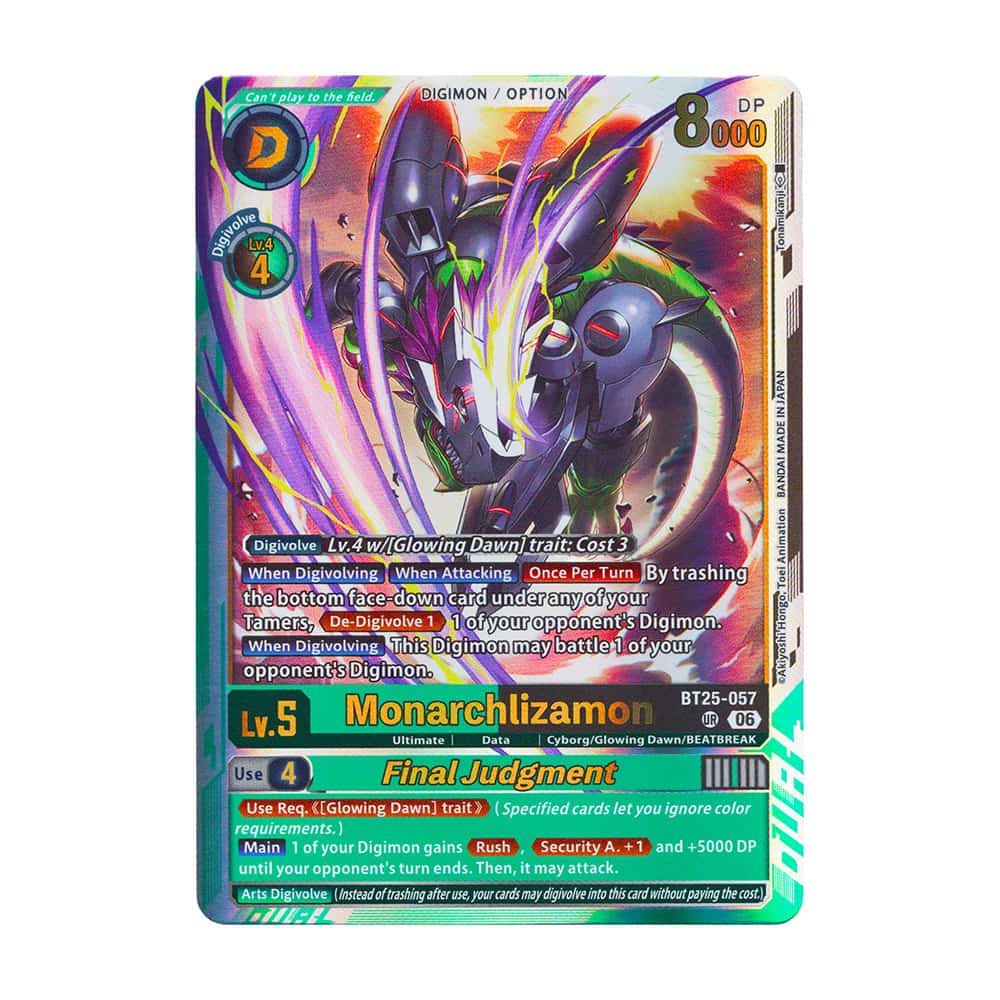 Dual Revolution BT25-057 Monarchlizamon Ultimate Rare