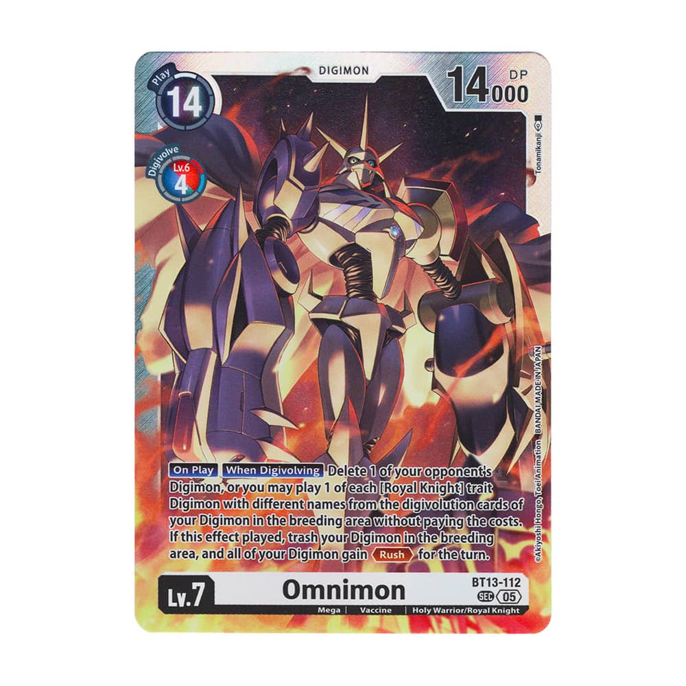 Digimon Generation BT13-112 Omnimon Secret Rare