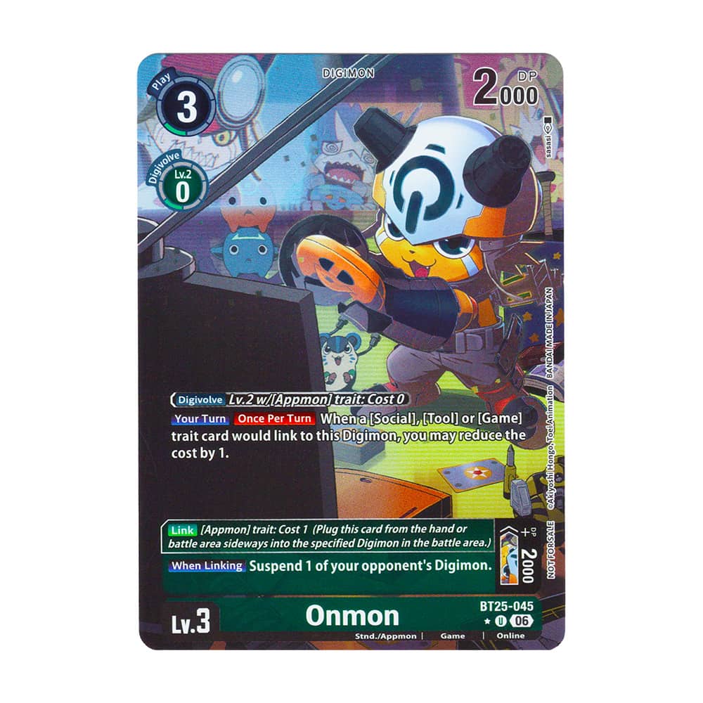 Dual Revolution BT25-045 Onmon Uncommon Alternative Art Box Topper