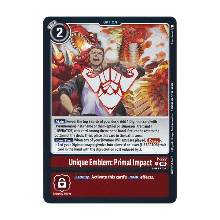 Unique Emblem: Primal Impact