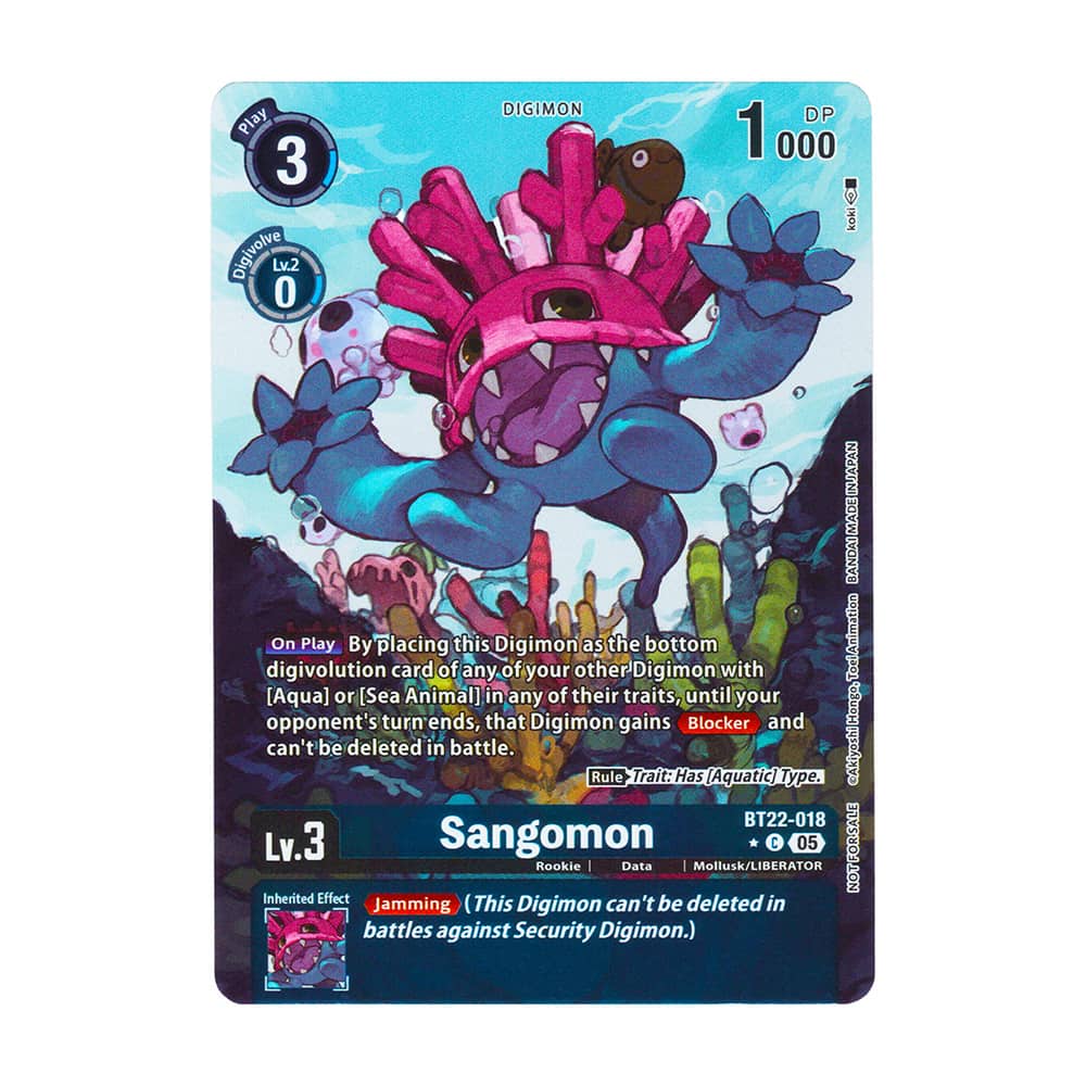 Cyber Eden BT22-018 Sangomon Common Alternative Art Box Topper