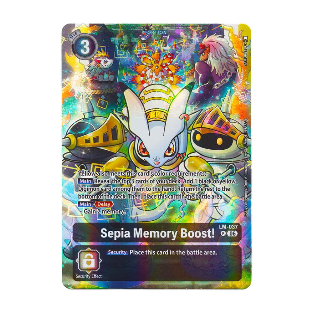 Starter Decks LM-037 Sepia Memory Boost! Promo