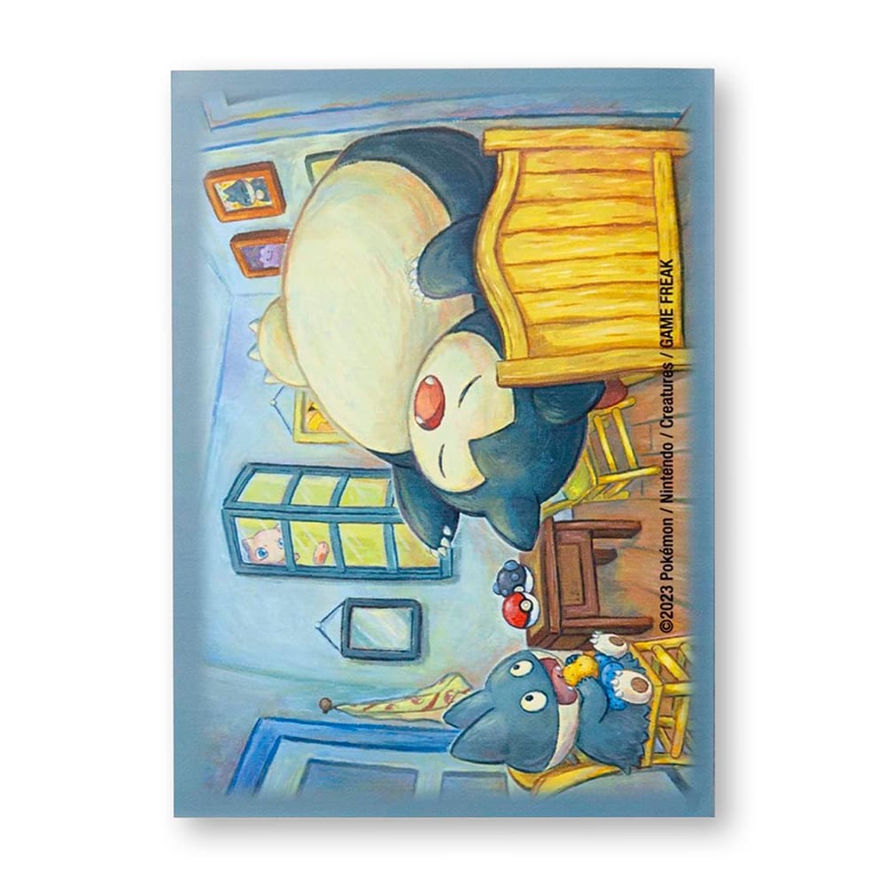 Pokémon Center US 2023 Van Gogh Museum Munchlax & Snorlax Individual Card Sleeve