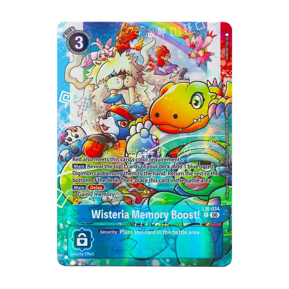 Starter Decks LM-034 Wisteria Memory Boost! Promo