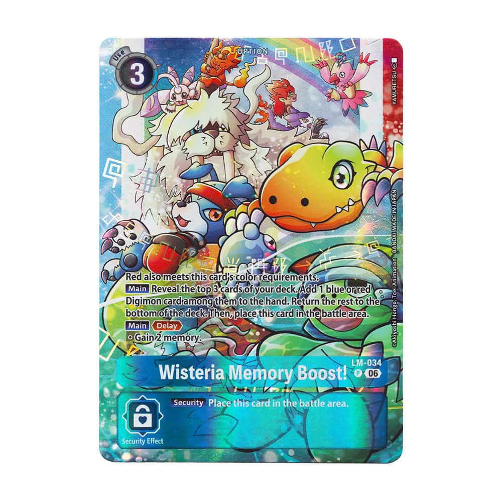 Starter Decks LM-034 Wisteria Memory Boost! Promo