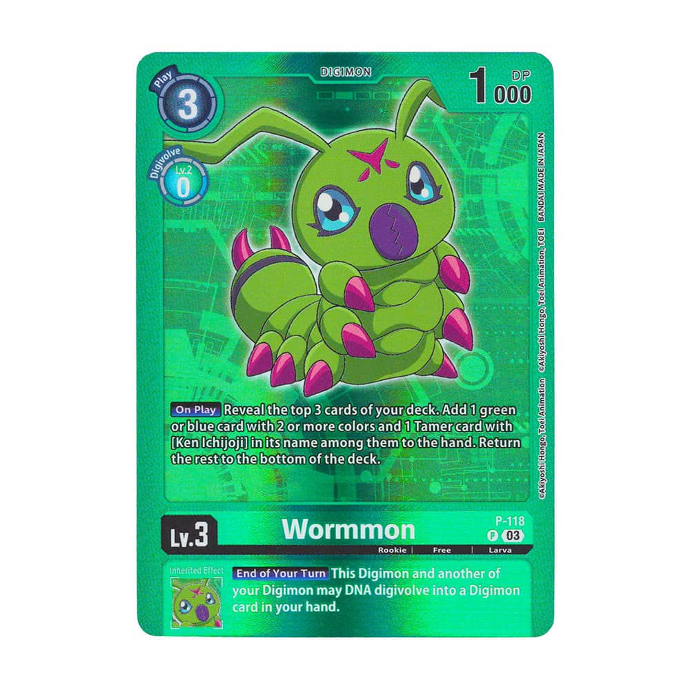 Adventure Box 2024 P-118 Wormmon Promo