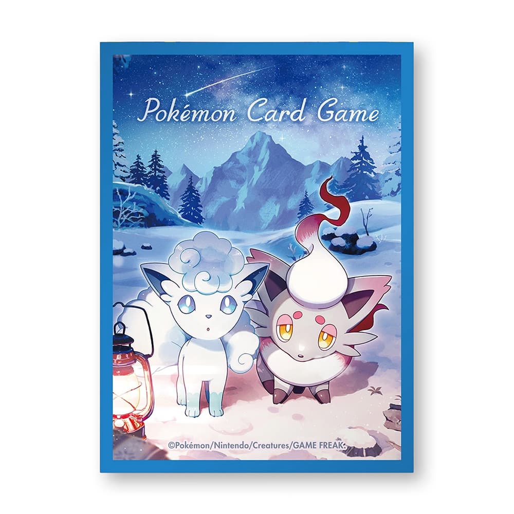 Pokémon Center Japan 2025 Snowy Gathering Ver.2 Blue Individual Card Sleeve