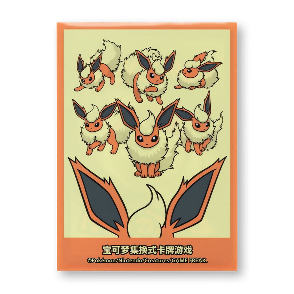 Pokémon Simplified Chinese 2023 Eevee GX Gift Box Flareon Individual Card Sleeve