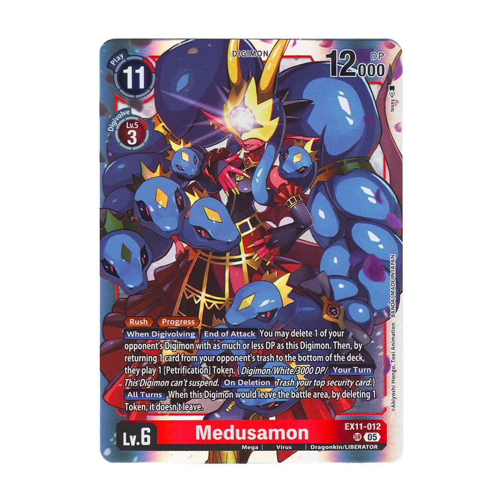 Dawn of Liberator EX11-012 Medusamon Super Rare