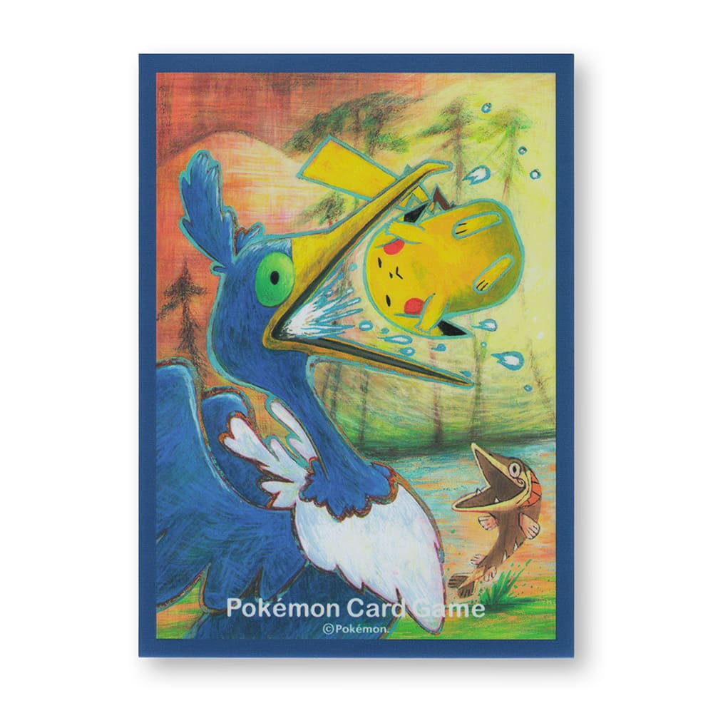 Pokémon Center Japan 2020 Pikachu & Cramorant Individual Card Sleeve