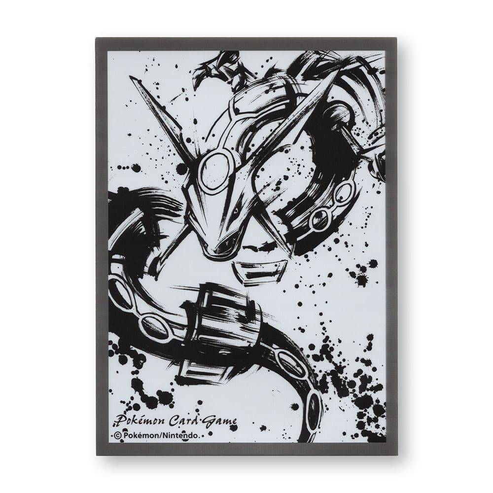 Pokémon Center Japan 2018 Sumi-e Rayquaza Grey Individual Card Sleeve