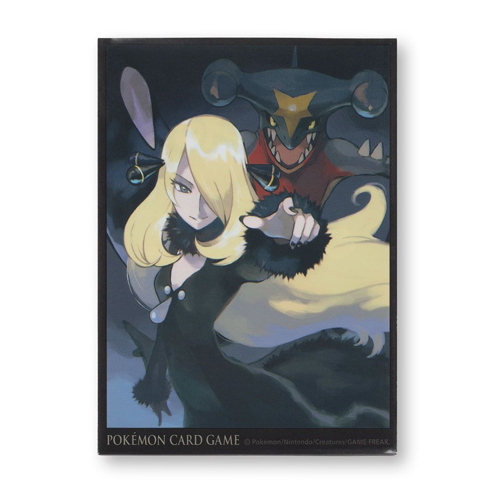 Pokémon Center Japan 2012 Cynthia & Garchomp [Black] Individual Card Sleeve