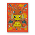 Pokémon Center Japan 2016 Mega Charizard Y Poncho-wearing Pikachu Individual Card Sleeve
