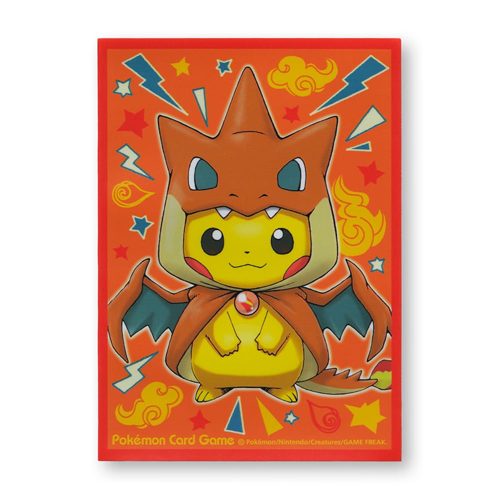 Pokémon Center Japan 2016 Mega Charizard Y Poncho-wearing Pikachu Individual Card Sleeve