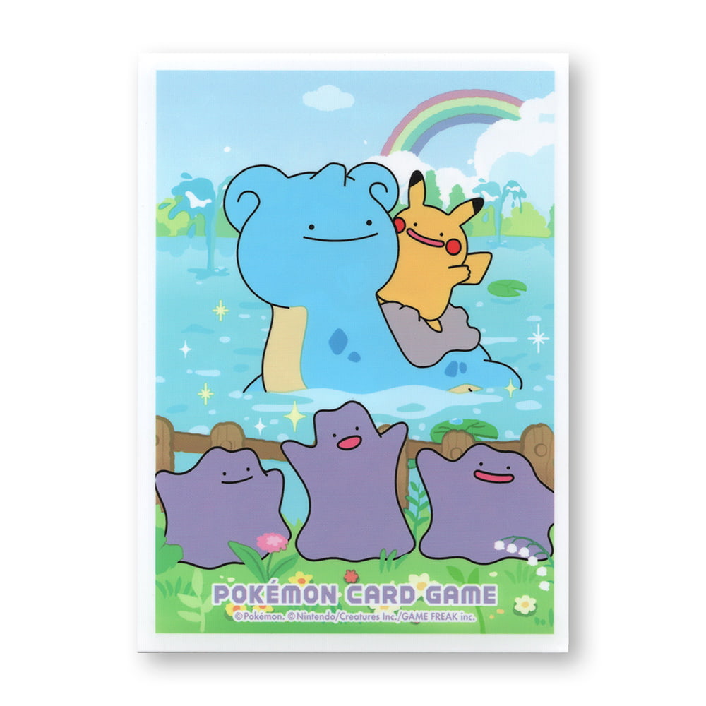 Pokémon Town Korea 2025 Transforming Ditto Lapras & Pikachu Individual Card Sleeve